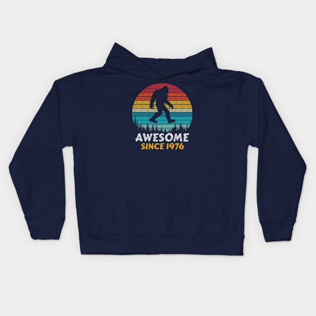 Awesome Since 1976 Kids Hoodie by AdultSh*t